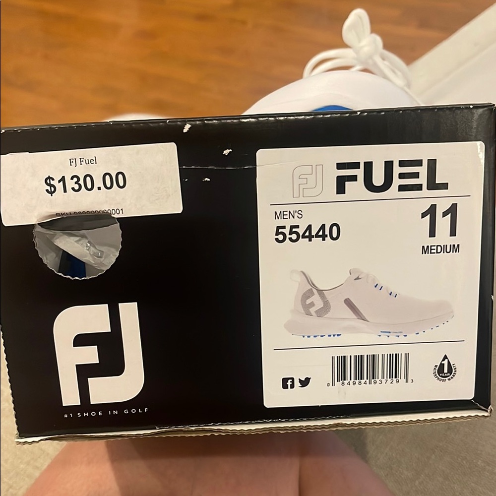 FootJoy Men's Athletic Shoes - White and Blue